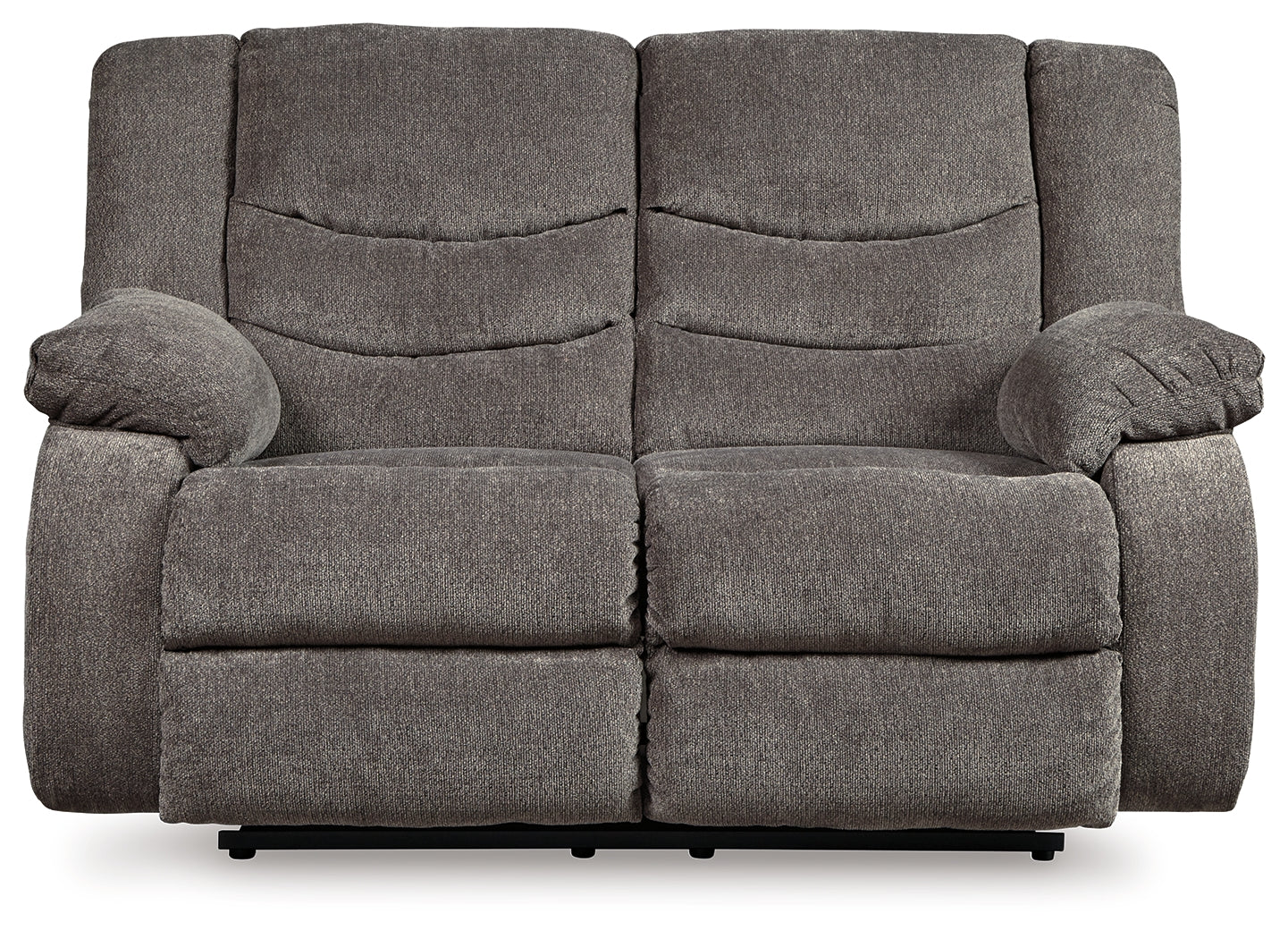 Tulen Gray Reclining Loveseats (Set of 2)