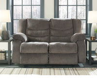 Tulen Gray Reclining Loveseats (Set of 2)