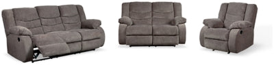 Tulen Gray Reclining Living Room Set