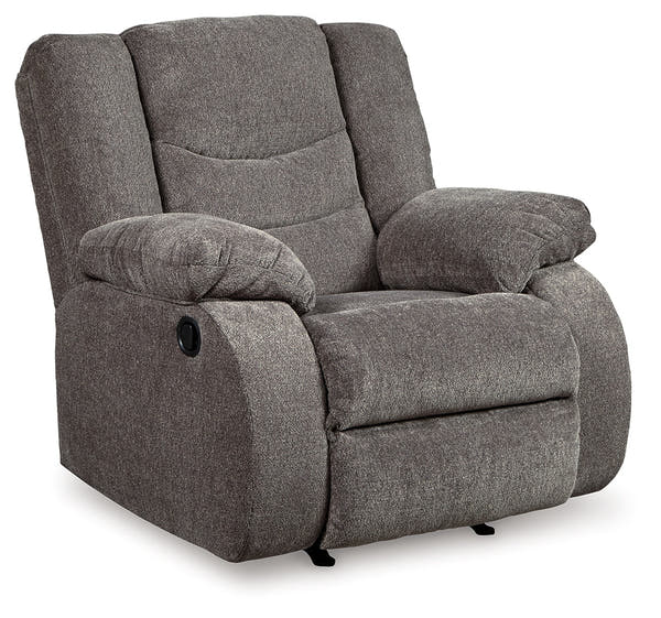 Tulen Gray Reclining Sofa and Recliner