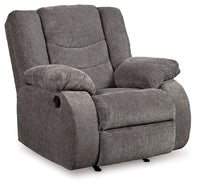Tulen Gray Reclining Sofa and Recliner