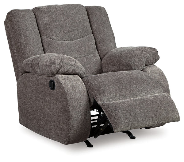 Tulen Gray Reclining Sofa and Recliner