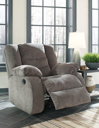 Tulen Gray Reclining Sofa and Recliner