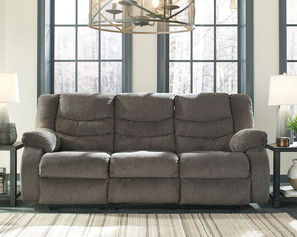 Tulen Gray Reclining Sofa and Recliner