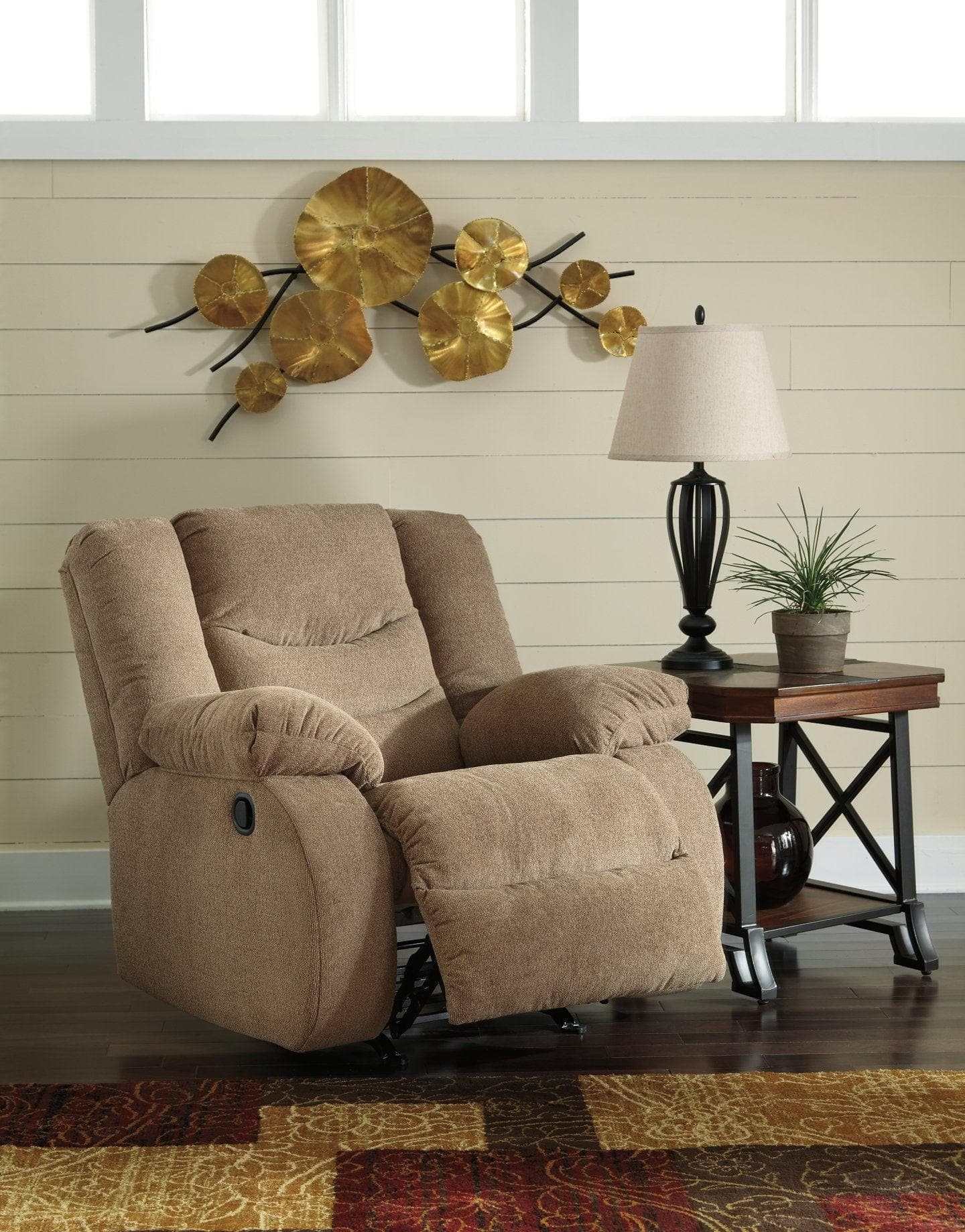 Tulen Gray Rocker Recliner