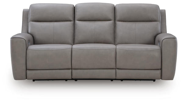 5Z-Comfort Coin Power Reclining Sofa with Adjustable Headrest