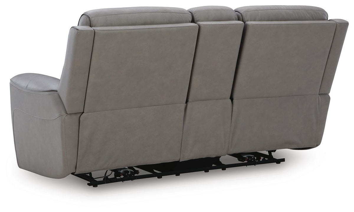 5Z-Comfort Coin Power Reclining Loveseat with Console