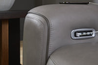 5Z-Comfort Coin Power Reclining Sofa with Adjustable Headrest
