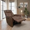 Power Recliner with Manual Adjustable Headrest and Power Footrest