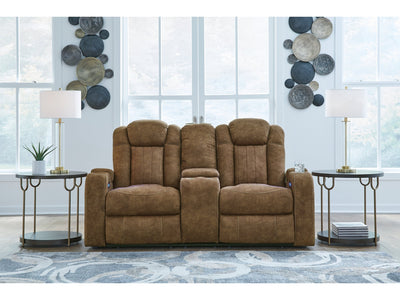 Wolfridge Brindle Power Reclining Loveseat