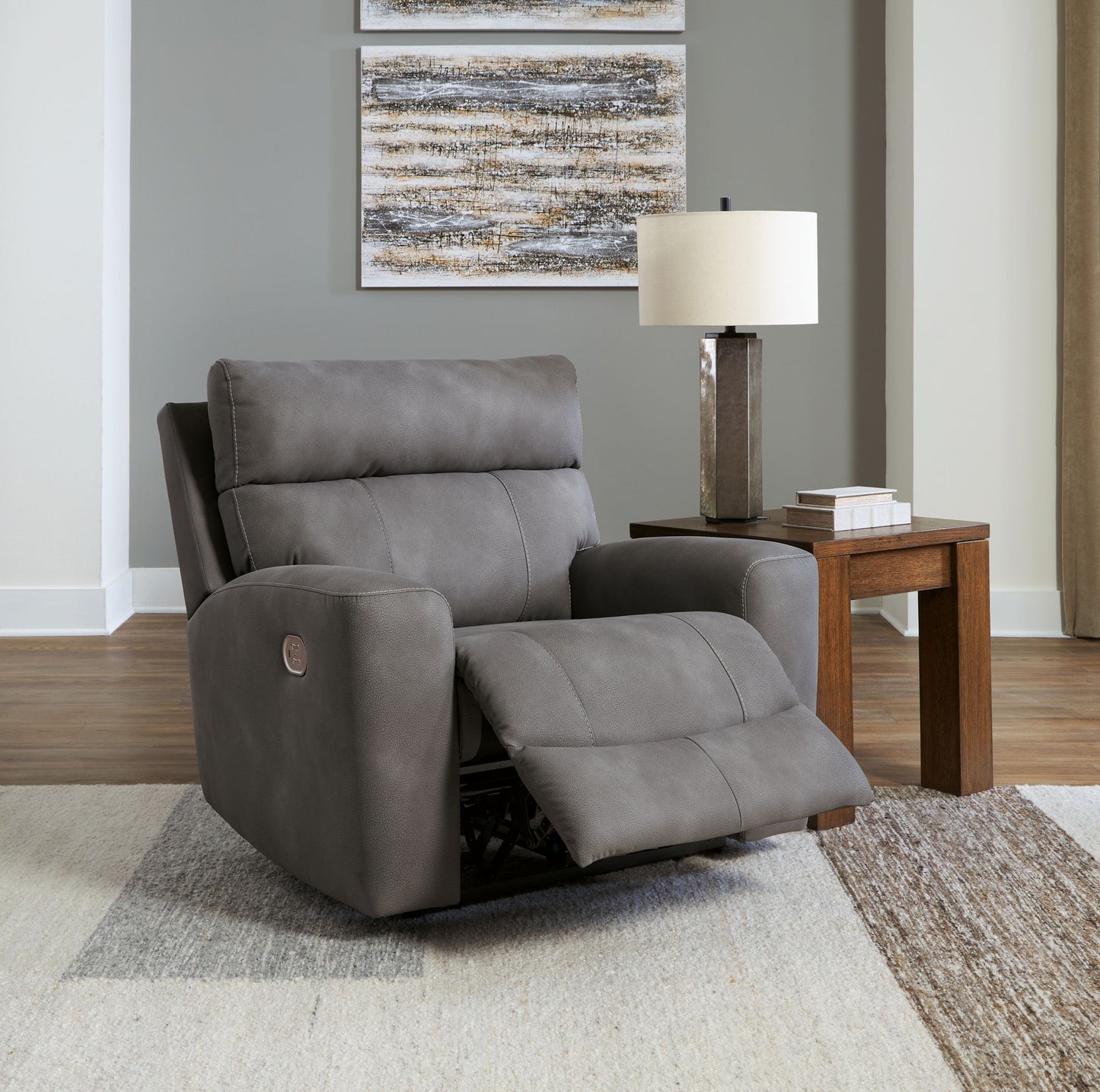 Ashley Next-Gen Durapella Power Recliner With Adjustable Headrest