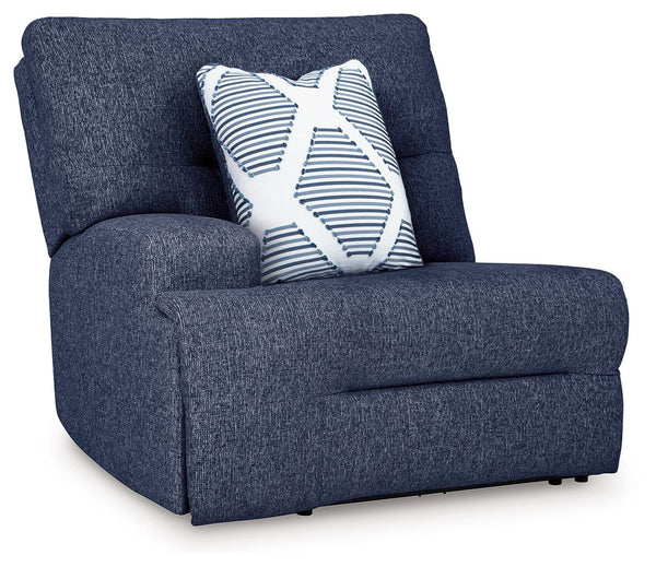 Ashley Acklen Place LAF Zero Wall Power Recliner - Navy