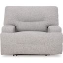 Acklen Place Pewter Wide Seat Power Recliner