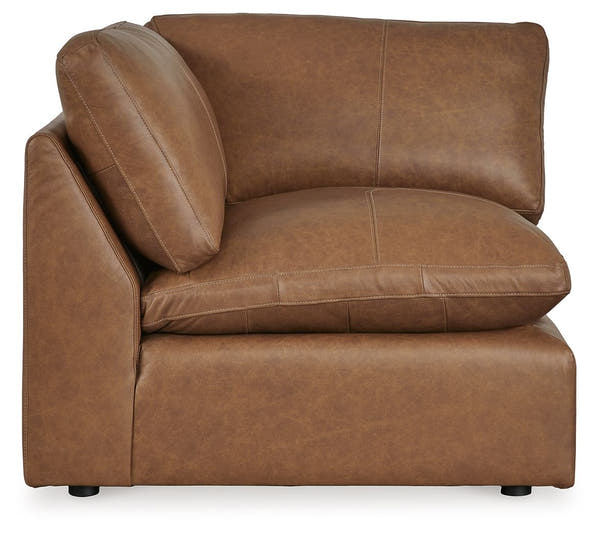 Emilia Caramel Leather Modular Sectional Units