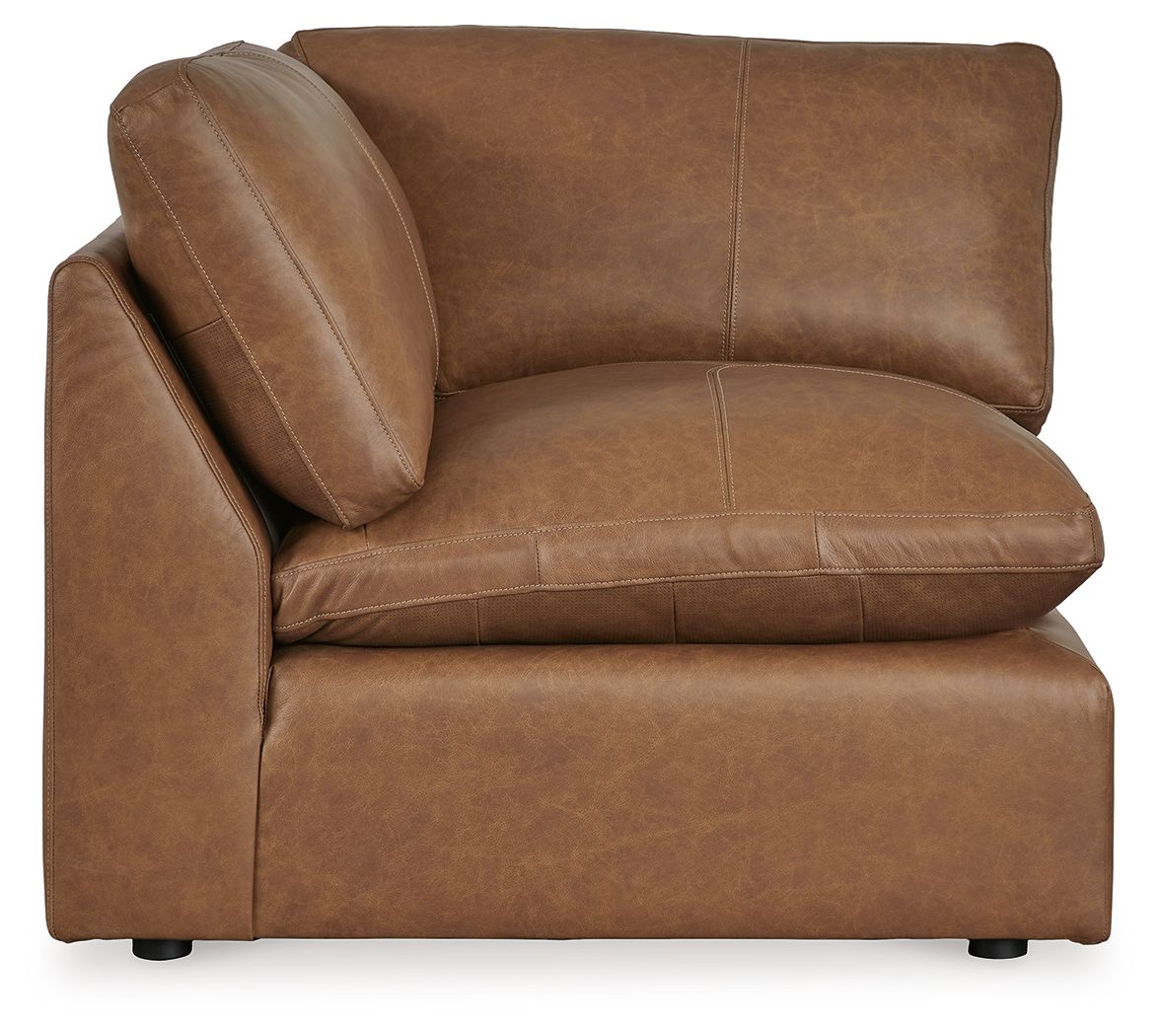 Emilia Caramel Leather Modular Sectional Units