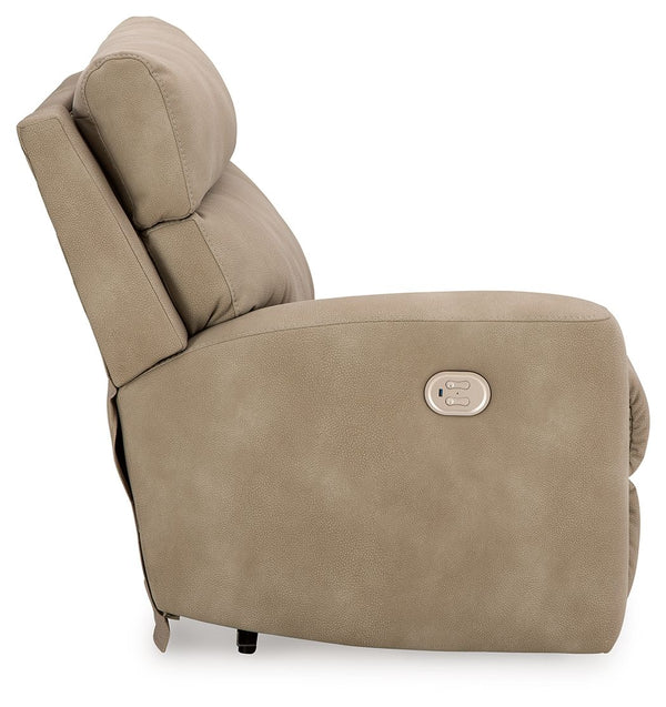 Ashley Next-Gen Durapella LAF Zero Wall Power Recliner - Sand