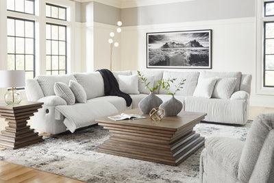Top Tier Alloy 5-Piece Reclining Sectional with Rocker Recliner