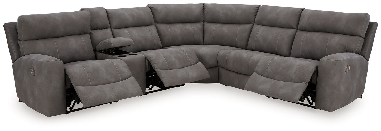 Next-Gen DuraPella Power Reclining Sectional + Power Recliner