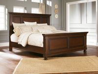 Porter Rustic Brown Cal. King Panel Bed
