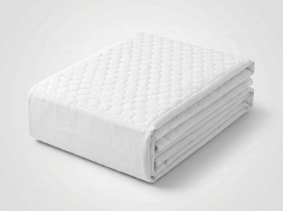 Chill Shield mattress protector folded — studio