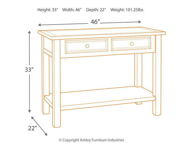 Ashley Bolanburg Sofa Table
