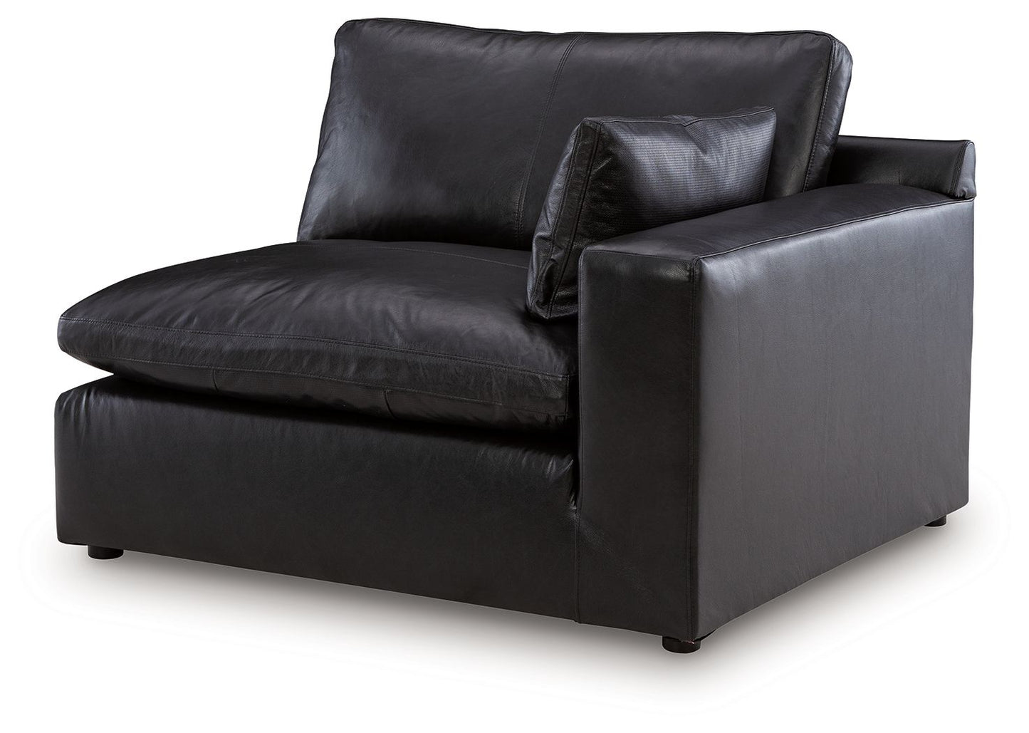 Emilia Black Leather Modular Sectional Units