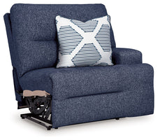 Ashley Acklen Place RAF Zero Wall Power Recliner - Navy