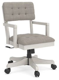 Robbinsdale Antique White Home Office Desk Chair