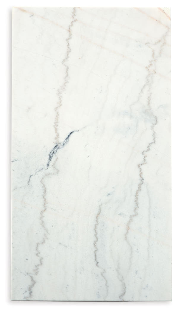 Burkhaus - Rectangular Cocktail Table - White / Dark Brown