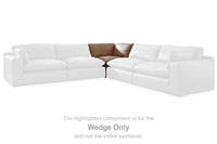 Emilia Caramel Leather Modular Sectional Units