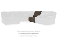Ashley Top Tier Armless Recliner - Chocolate
