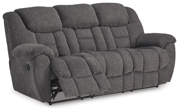 Ashley Foreside Reclining Sofa - Charcoal