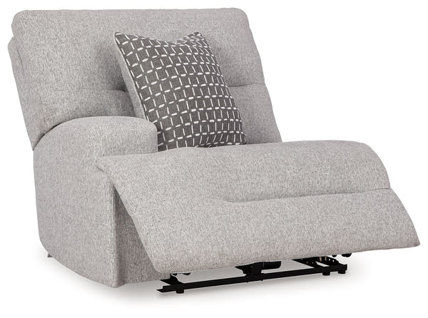 Ashley Acklen Place LAF Zero Wall Power Recliner - Pewter