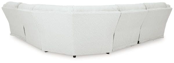 Top Tier Alloy 5-Piece Reclining Sectional with Rocker Recliner