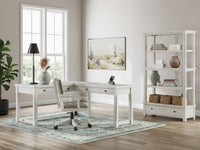 Robbinsdale Antique White Home Office Set
