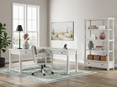 Robbinsdale Antique White Home Office Set
