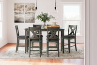 Caitbrook Gray Counter-Height Dining Set
