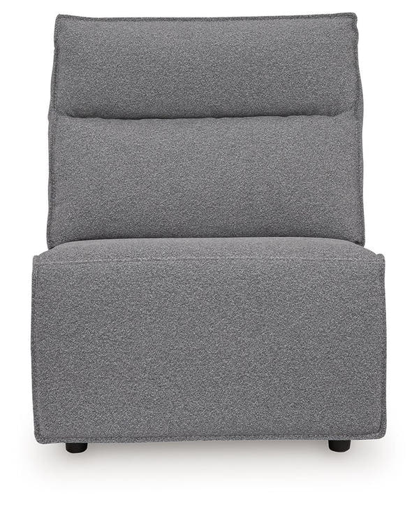 Modmax II Salt and Pepper armless chair, front view