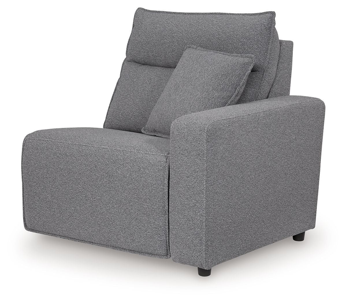 Modmax II Salt and Pepper right-arm facing zero wall power recliner