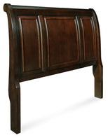 Porter Rustic Brown Queen Sleigh Storage Bedroom Set