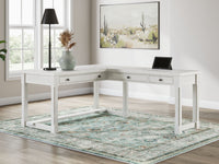 Robbinsdale Antique White Home Office Set