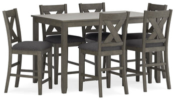 Caitbrook Gray Counter-Height Dining Set