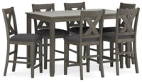 Caitbrook Gray Counter-Height Dining Set