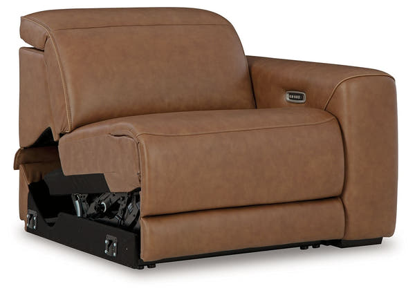 Magic Man Caramel right-arm facing zero wall power recliner