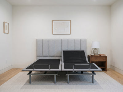 OS5 split king adjustable base, two sleepers