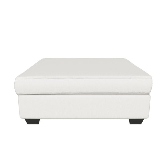 Rawcliffe Parchment Oversized Accent Ottoman - 3D model