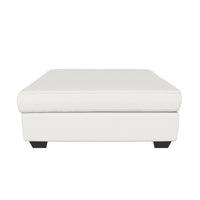 Rawcliffe Parchment Oversized Accent Ottoman - 3D model