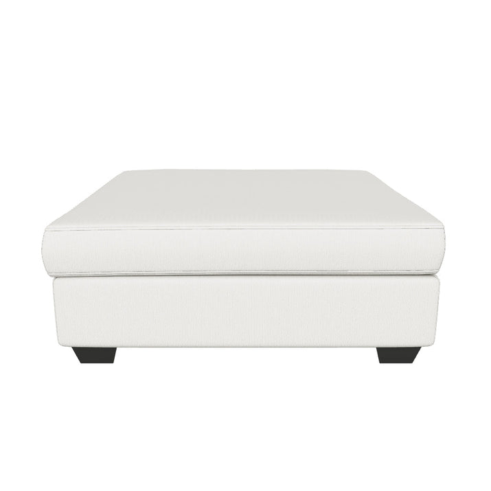 Rawcliffe Parchment Oversized Accent Ottoman - 3D model