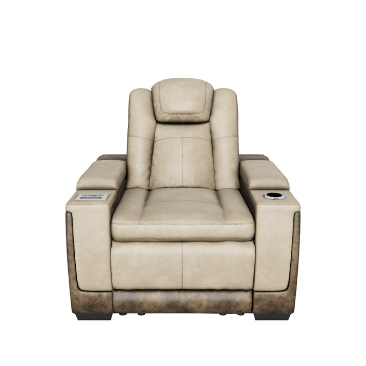 DuraPella Slate Box-Arm Reclining Living Room Set — Power Recliner (one piece of this set), 3D model