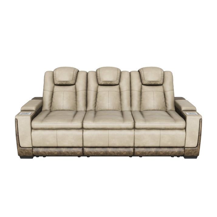 DuraPella Sand Box-Arm Reclining Sofa and Loveseat — Power Reclining Sofa (one piece of this set), 3D model